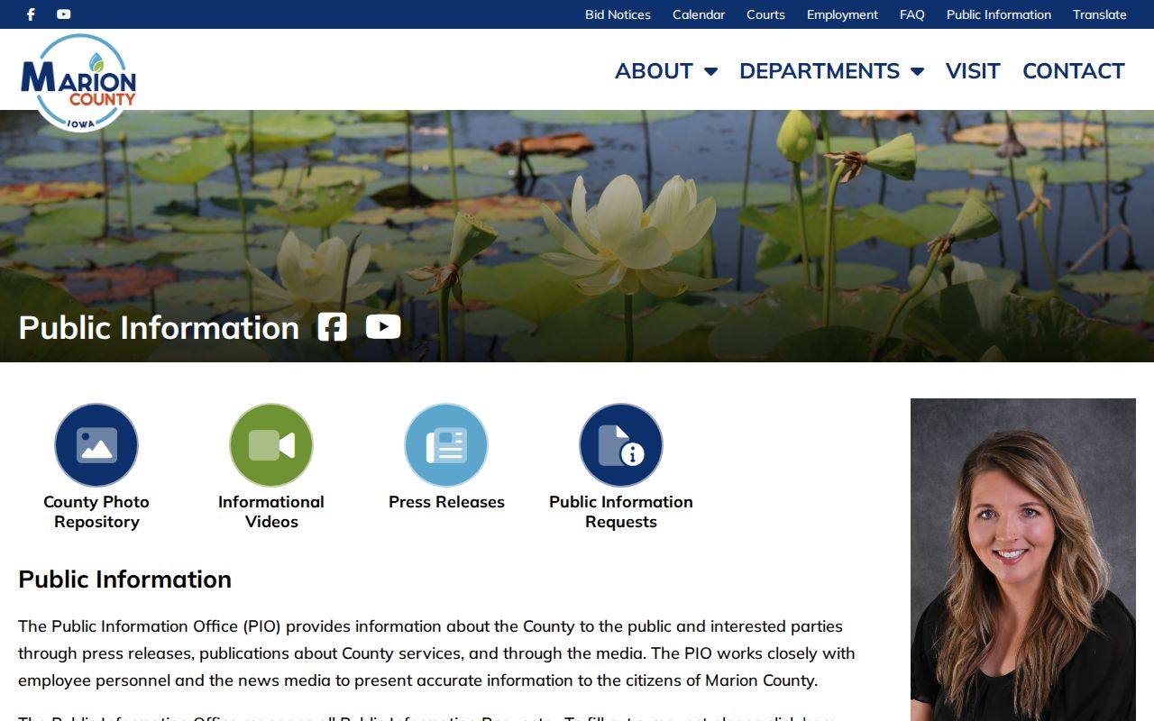 Marion County booking-record request gateway